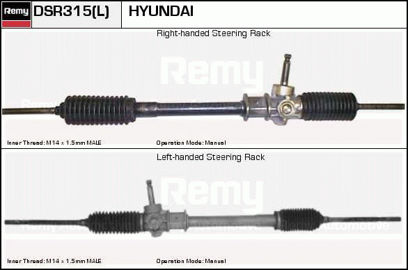 DELCO REMY DSR315L Steering...