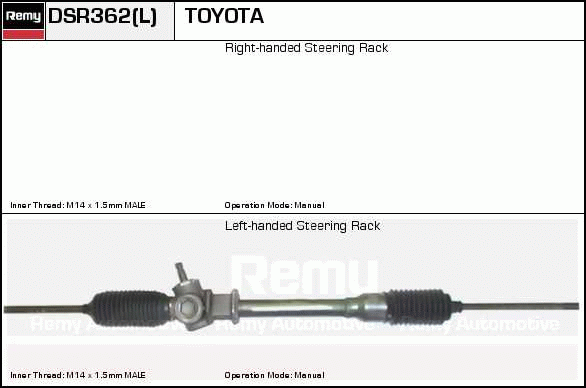 DELCO REMY DSR362L Steering...