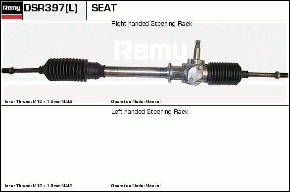 DELCO REMY DSR397L Steering...