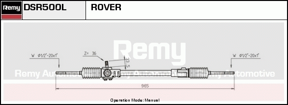 DELCO REMY DSR500L Steering...