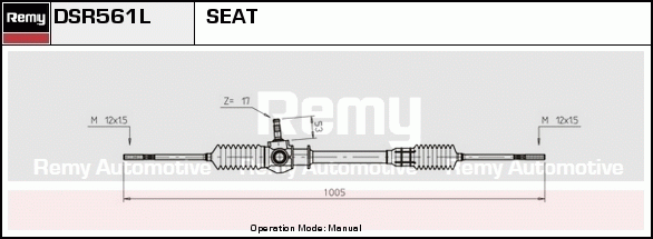 DELCO REMY DSR561L Steering...