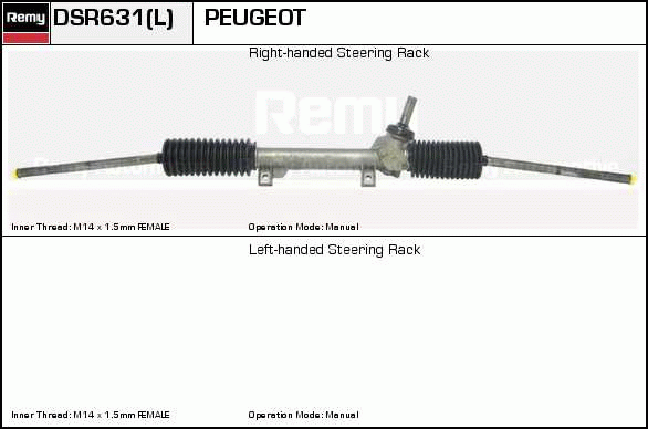 DELCO REMY DSR631L Steering...