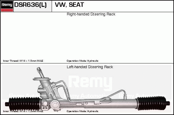 DELCO REMY DSR636 Steering...