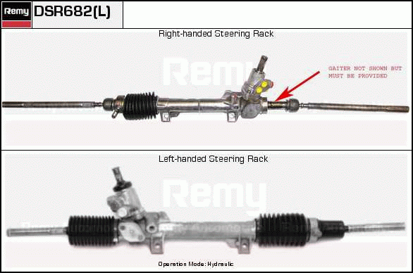 DELCO REMY DSR682L Steering...