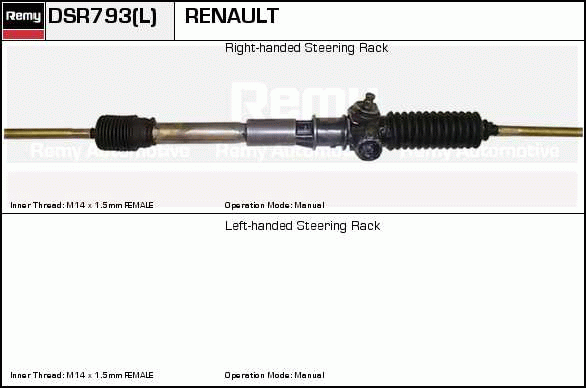 DELCO REMY DSR793L Steering...