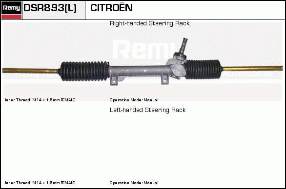 DELCO REMY DSR893L Steering...