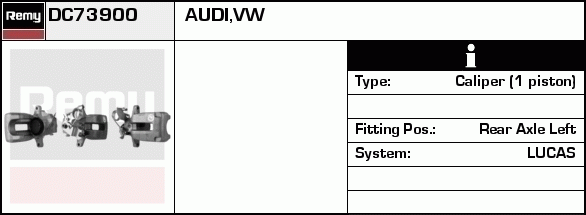 DELCO REMY DC73900 Brake...