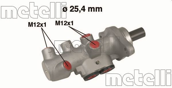 METELLI 05-0607 főfékhenger