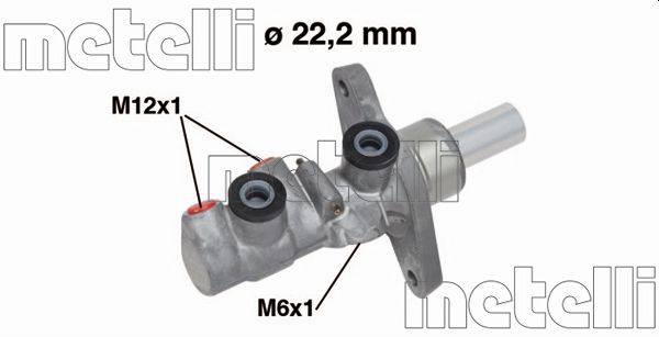 METELLI 05-0743 főfékhenger VW