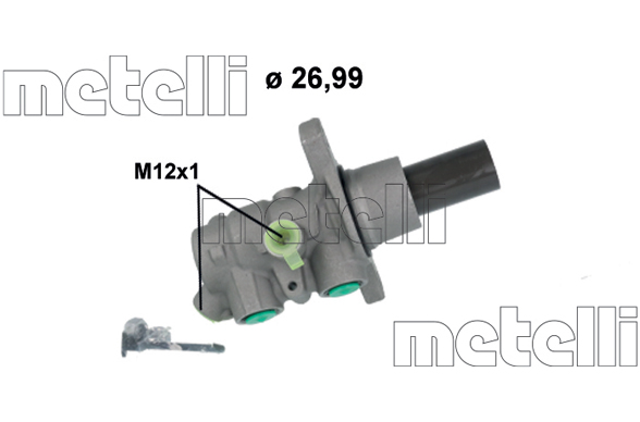 Huvudbromscylinder ATE Ø-27mm