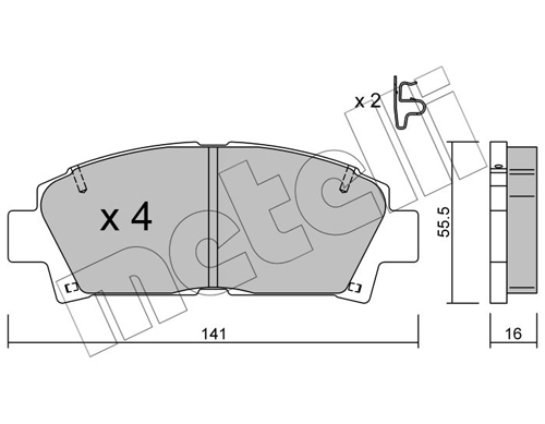 METELLI 22-0166-0 Σετ...