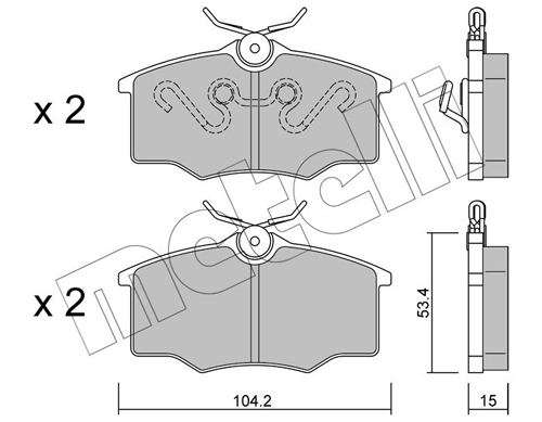 METELLI 22-0537-0 комплект...