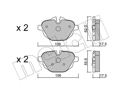 METELLI 22-0920-0 Brake Pad...
