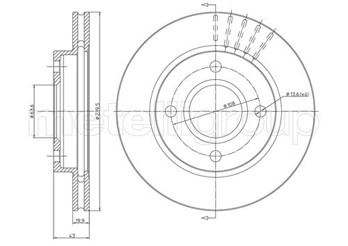 METELLI 23-0169 Brake Disc...