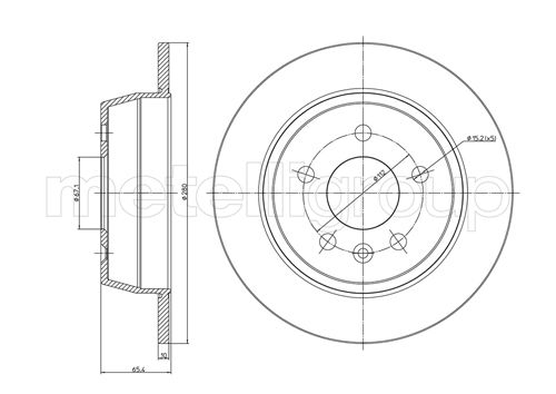 METELLI 23-0417 Brake Disc...