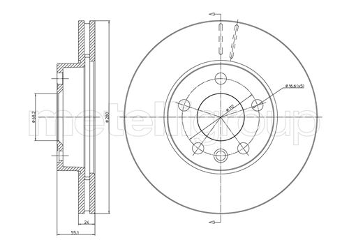 METELLI 23-0507 Brake Disc...