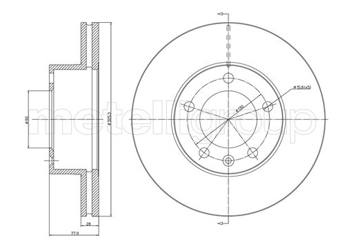 METELLI 23-0532C Brake Disc...