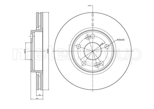 METELLI 23-0533 Brake Disc...