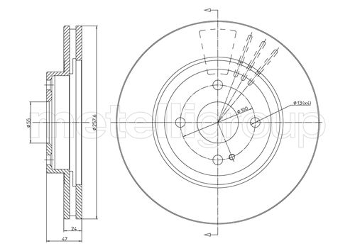 METELLI 23-0619 Brake Disc...