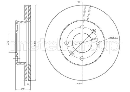 METELLI 23-0626 Brake Disc...