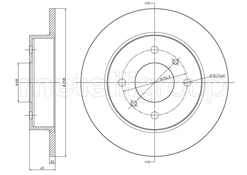 METELLI 23-0633 Brake Disc...