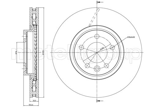 METELLI 23-0727C Brake Disc...