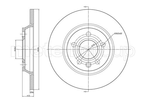METELLI 23-0767C Brake Disc...