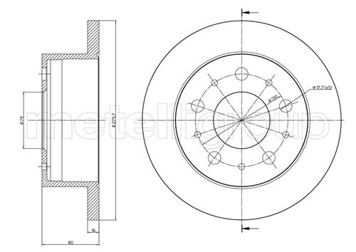 METELLI 23-0912C Brake Disc...