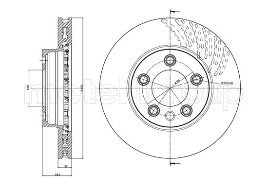 METELLI 23-0920C Brake Disc...