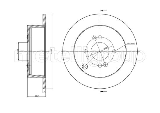 METELLI 23-0931C Brake Disc...