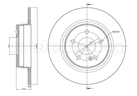 METELLI 23-0938C Brake Disc...