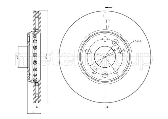 METELLI 23-0942C Brake Disc...