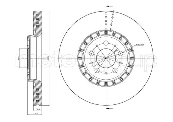METELLI 23-0974C Brake Disc...