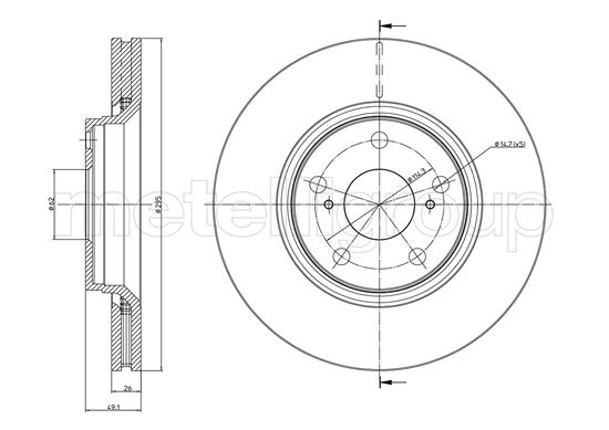 METELLI 23-0978C Brake Disc...