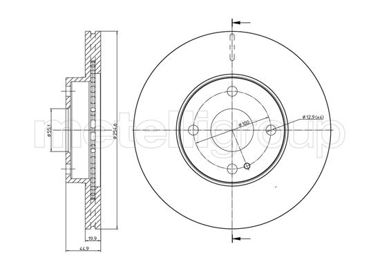 METELLI 23-0999 Brake Disc...