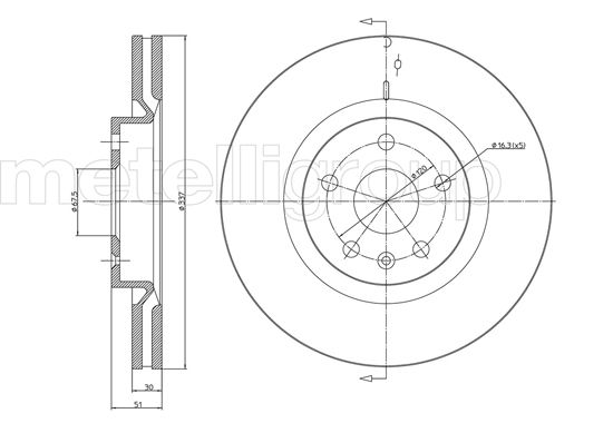 METELLI 23-1007C Brake Disc...
