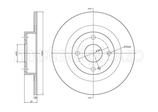 METELLI 23-1112 Brake Disc...