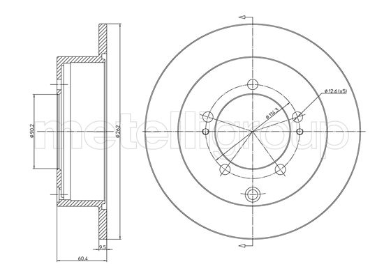 METELLI 23-1120C Brake Disc...
