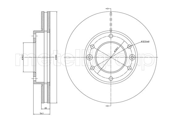 METELLI 23-1174C Brake Disc...