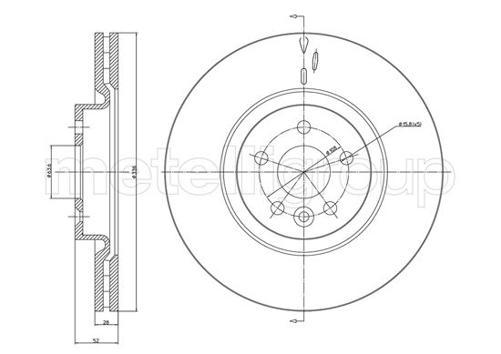 METELLI 23-1182C Brake Disc...