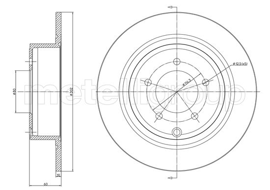 METELLI 23-1223C Brake Disc...