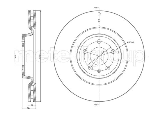 METELLI 23-1250C Brake Disc...