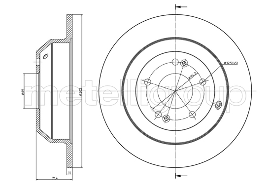 METELLI 23-1347C Brake Disc...