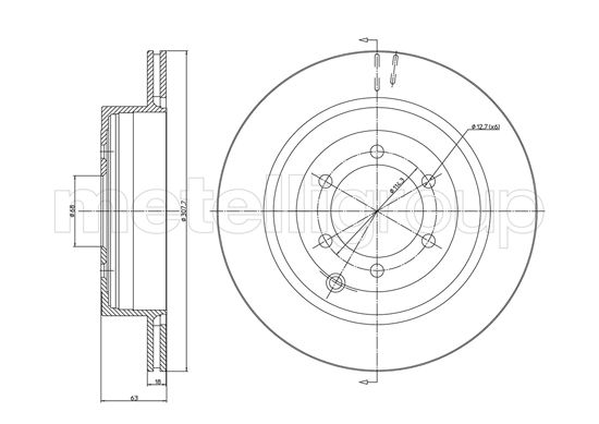 METELLI 23-1348C Brake Disc...