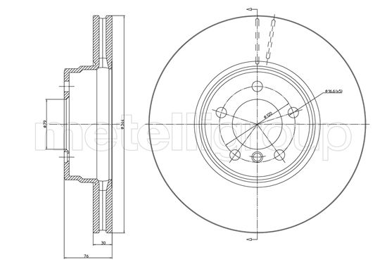 METELLI 23-1357C Brake Disc...