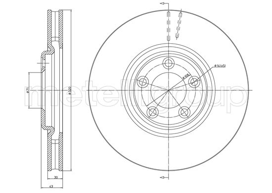 METELLI 23-1496C Brake Disc...
