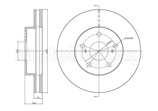 METELLI 23-1567C Brake Disc...