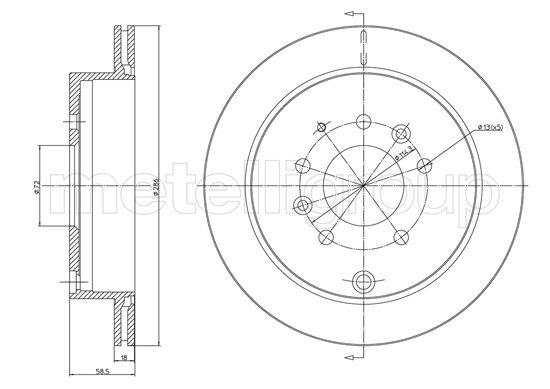 METELLI 23-1730C Brake Disc...