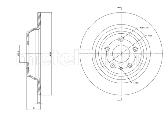 METELLI 23-1786C Brake Disc...