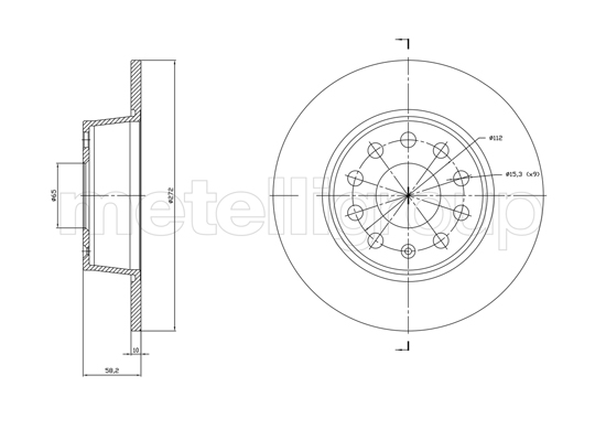 METELLI 23-1863C Brake Disc...